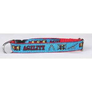 Agility Dog Collar   Red   Small   Made in USA