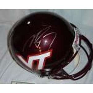  Michael Vick Signed Helmet   Authentic