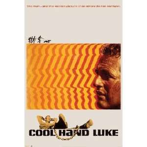   Wood Framed Poster   Cool Hand Luke   Paul Newman 