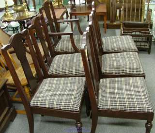   Chair Company Set of 6 Vintage Sheraton Style Dining Room Chairs