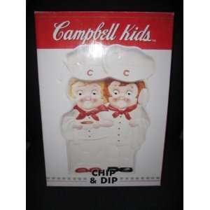  1998 Campbells Soup Kids   Porcelain Chip & Dip Serving 