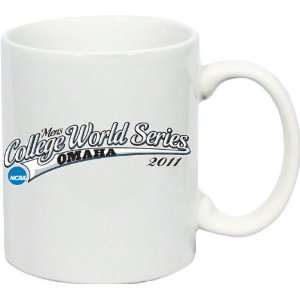 Mens 2011 NCAA College World Series 11oz. White Sublimated Coffee Mug 