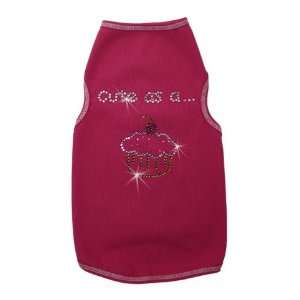  Cute As a Cupcake Bling Dog Tank  Xs  