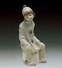 LLADRO GIRL WITH DICE 1176 MINT CLOWN SITTING ON DICE