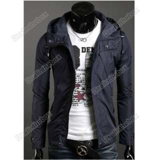 New Mens Concise Slim Sexy Top Designed Coat Jacket Three Color Four 
