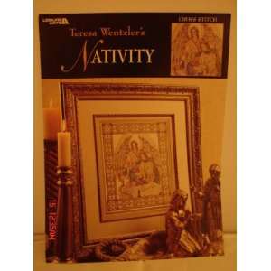 Teresa Wentzlers Nativity Counted Cross Stitch Pattern Book New