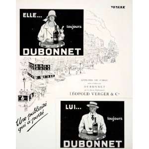  1925 Ad Dubonnet Leopold Verger Carlu Dior Aigle Fannus St 