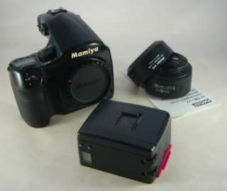 MAMIYA 645AF 645 AF 80MM LENS BACK CAMERA SET OUTFIT EXC++  