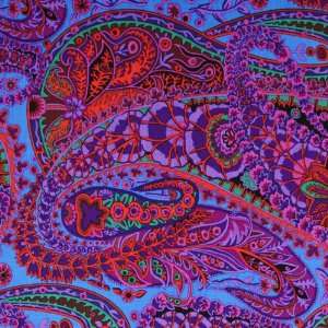   Fassett Paisley Jungle Purple Fabric Yardage Arts, Crafts & Sewing