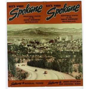   Washington Brochure 1930s Gateway Grand Coulee Dam 