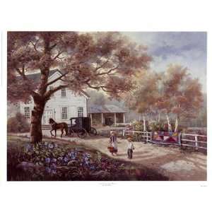  Amish Country Home by Carl Valente 17x13