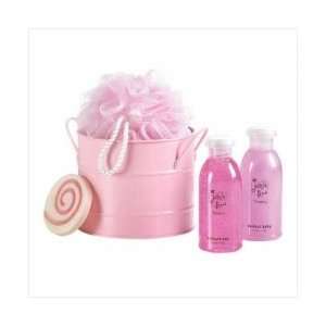  Pink Bath Bucket Set #36386