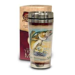 American Expedition Stainless Steel Travel Mug Walleye 