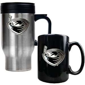 Great American Atlanta Thrashers Stainless Steel Travel Mug & Ceramic 