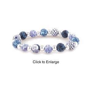   Jewelry Bracelet Silverball 8mm Classic Something Blue