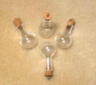 Miniature Mini Tiny Glass Cork Potion Bottle Charms NEW  