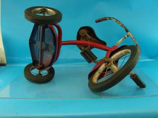 Vtg 1941  Happy Time Tricycle Red Bike Kids Red Original Complete 