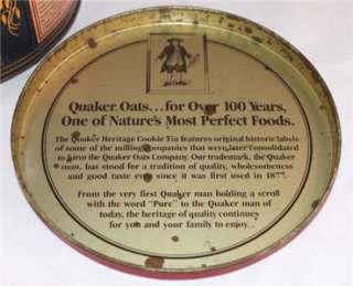 vintage QUACKER OATS tin canister COLLECTIBLE ltd ed  