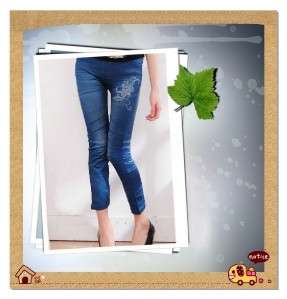 Rock Style Seamless Legging Tights~look like jeans 9005  