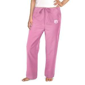  Pink Auburn Pink Scrub Pants Lg
