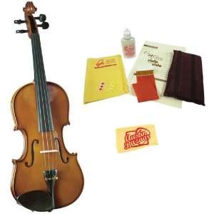  Cremona SV 100 Premier Novice 4/4 Size Violin Bundle with 