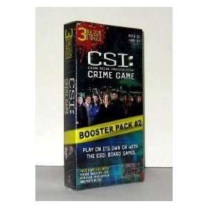   CSI Crime Game & Boooster Pack #2 ~ 3 New Crime Stories Toys & Games