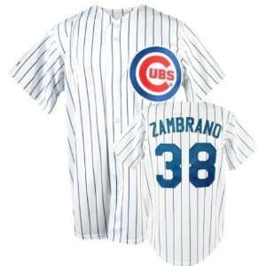 Carlos Zambrano Jersey   Chicago Cubs #38 Carlos Zambrano Replica Home 