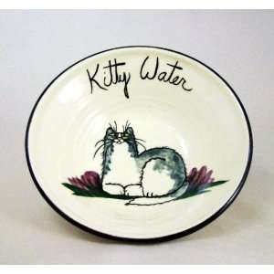   Cat Bowl or Plate created by Moonfire Pottery