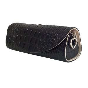  Mele & Co. Jenna Croco Faux Leather Travel Jewelry Roll in 