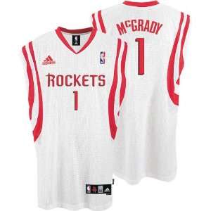  Tracy McGrady White adidas NBA Swingman Houston Rockets 