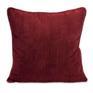 IMAX Large Mauve Ribbed Crushed Velvet 24x24 Throw Pillow  