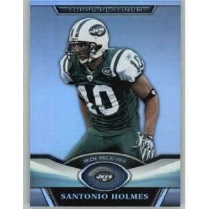  Topps Platinum Gold #69 Santonio Holmes   New York Jets (Thick Card 