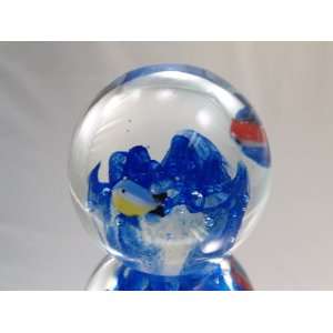  Murano Design Glass Seaworld Bubble Art Paperweight PW 411 