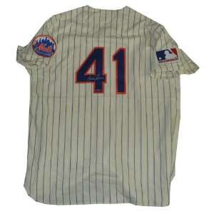  Autographed Tom Seaver Home Mets Jersey. 