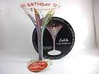 HAPPY BIRTHDAY Lolita Hand Painted Martini Glass Origin