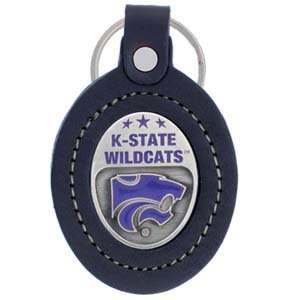 Kansas State Wildcats Leather Key Chain   NCAA College Athletics Fan 