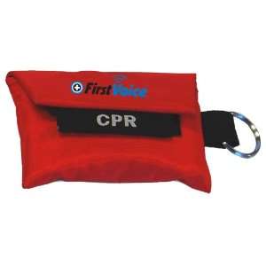 First Voice KEY2 CPR Keychain with Gloves and CPR Barrier, One Way 