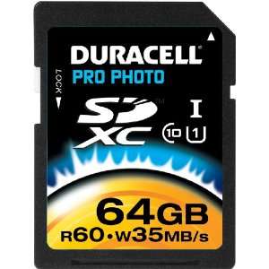  Duracell Duracell 64 GB SDXC Secure Digital Cards (DU 