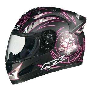  AFX FX 30 Skull Helmet   2X Large/Pink Skull Automotive