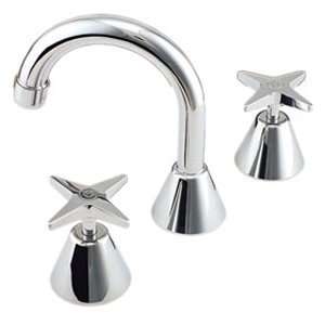  Rohl Chrome Modern Lavatory Faucet with Cross Handles 
