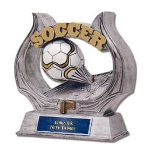  Hasty Awards 12 Custom Soccer Ultimate Resin Trophies NAVY 