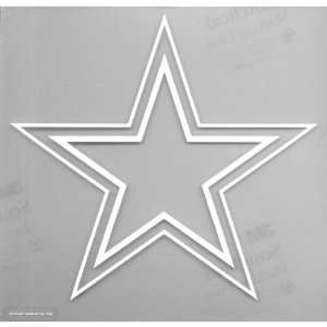  Dallas Cowboys   Logo Cut Out Decal Automotive