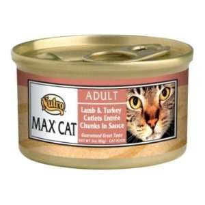 Max Cat Lamb and Turkey Cutlets Entrée Chunks in Sauce 