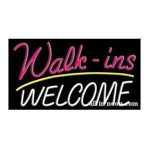  Walk Ins Welcome Business Neon Sign