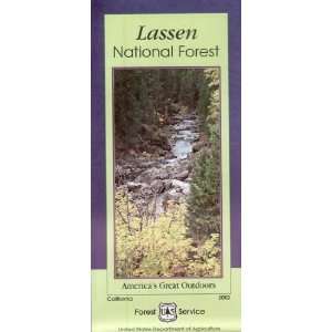 Lassen National Forest Map   Paper