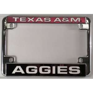  Texas A&M Aggies NCAA Chrome Motorcycle RV License Plate 