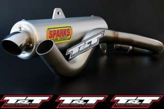 curtis sparks racing 700xx exhaust pipe x 6 sparks honda trx 700xx 