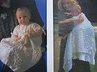 Precious Infants Christening Dress and Afghan Shawl Knit Patterns