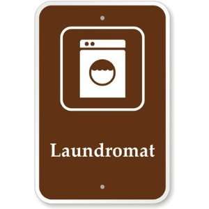  Laundromat (with Graphic) High Intensity Grade Sign, 18 x 