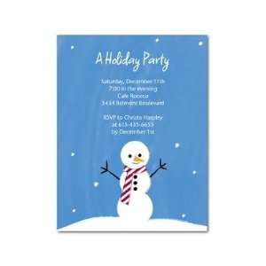   Invitations   Striped Snowman By Sb Ann Kelle